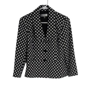 Kasper Polka Dot Blazer Size 4 in Great Condition !
